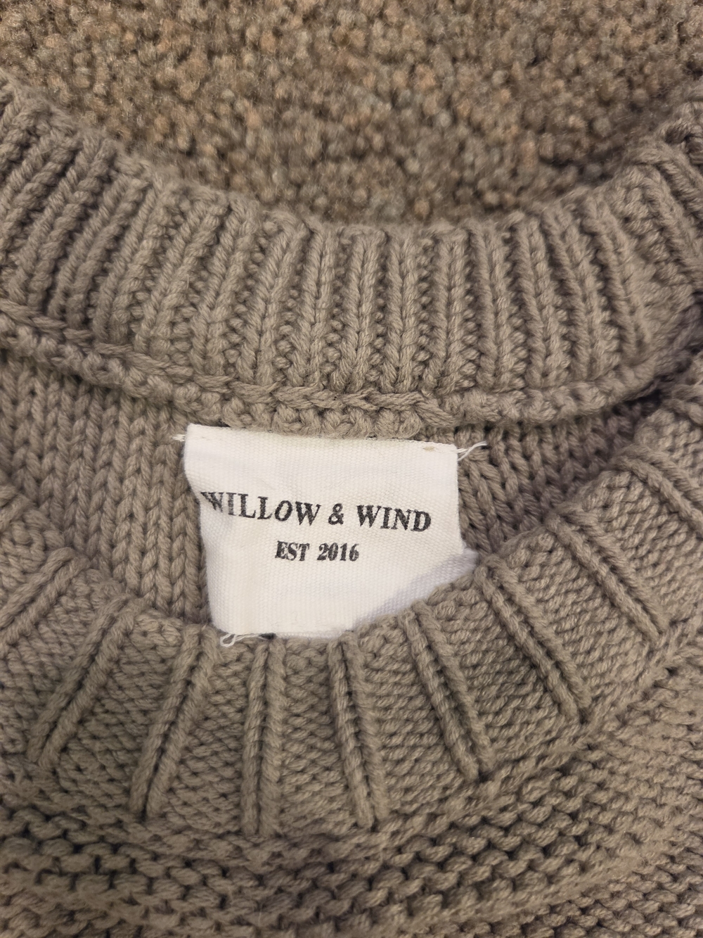 Boxy Short-Sleeve Knit Sweater In Sage - Picture 3 of 5